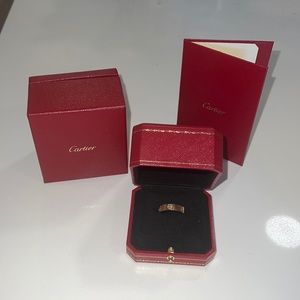 CARTIER LOVE BAND RING 💘 18K GOLD 💘 SIZE 65